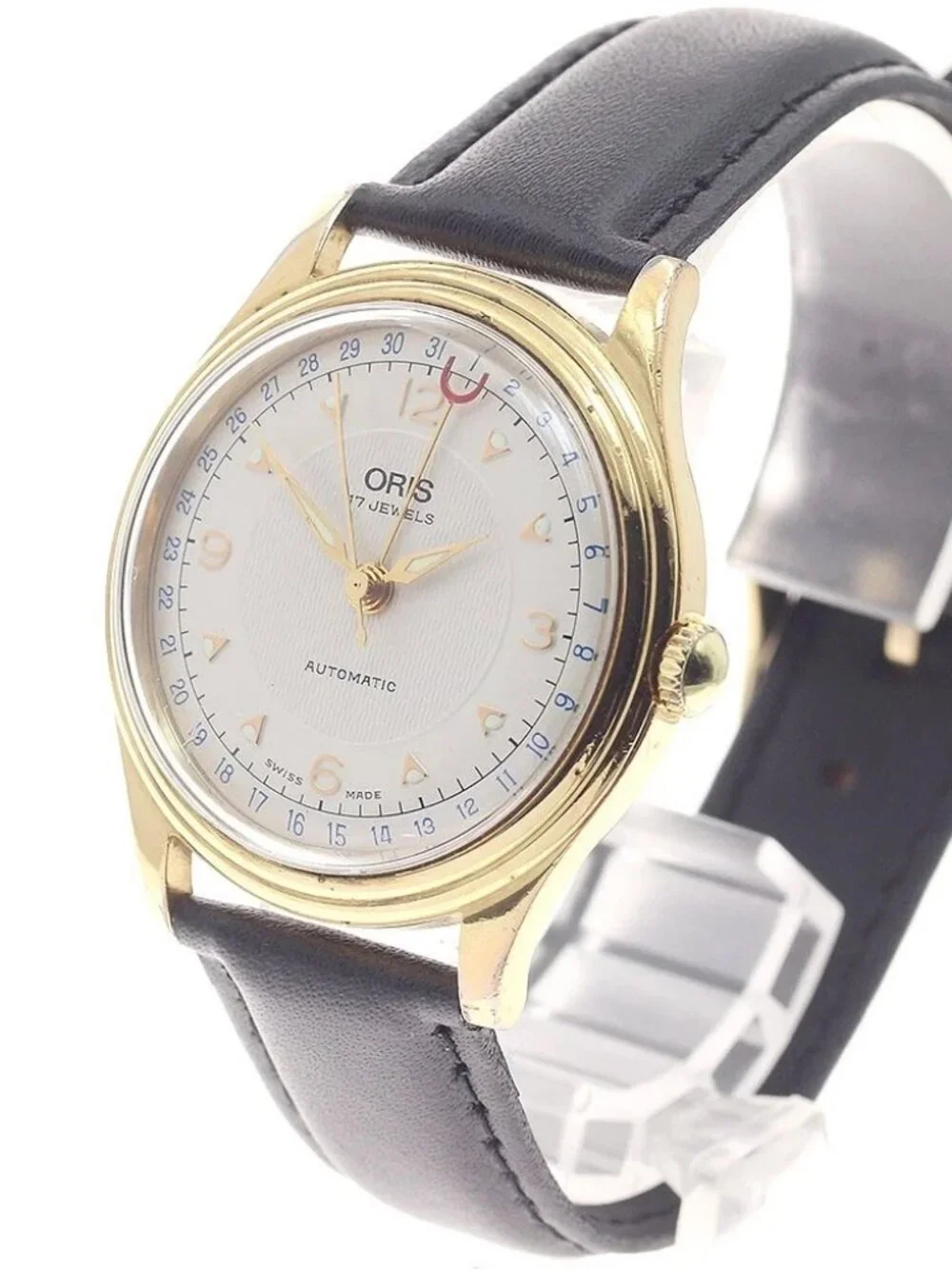ORIS Pointer date 7403-40B Silver Dial Automatic Men's Watch_955206